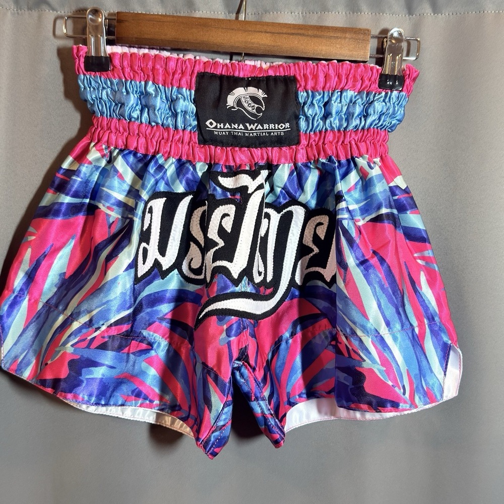 Ohana Warriors Muay Thai MMA Fighting Kickboxing Shorts Men's Sz XS